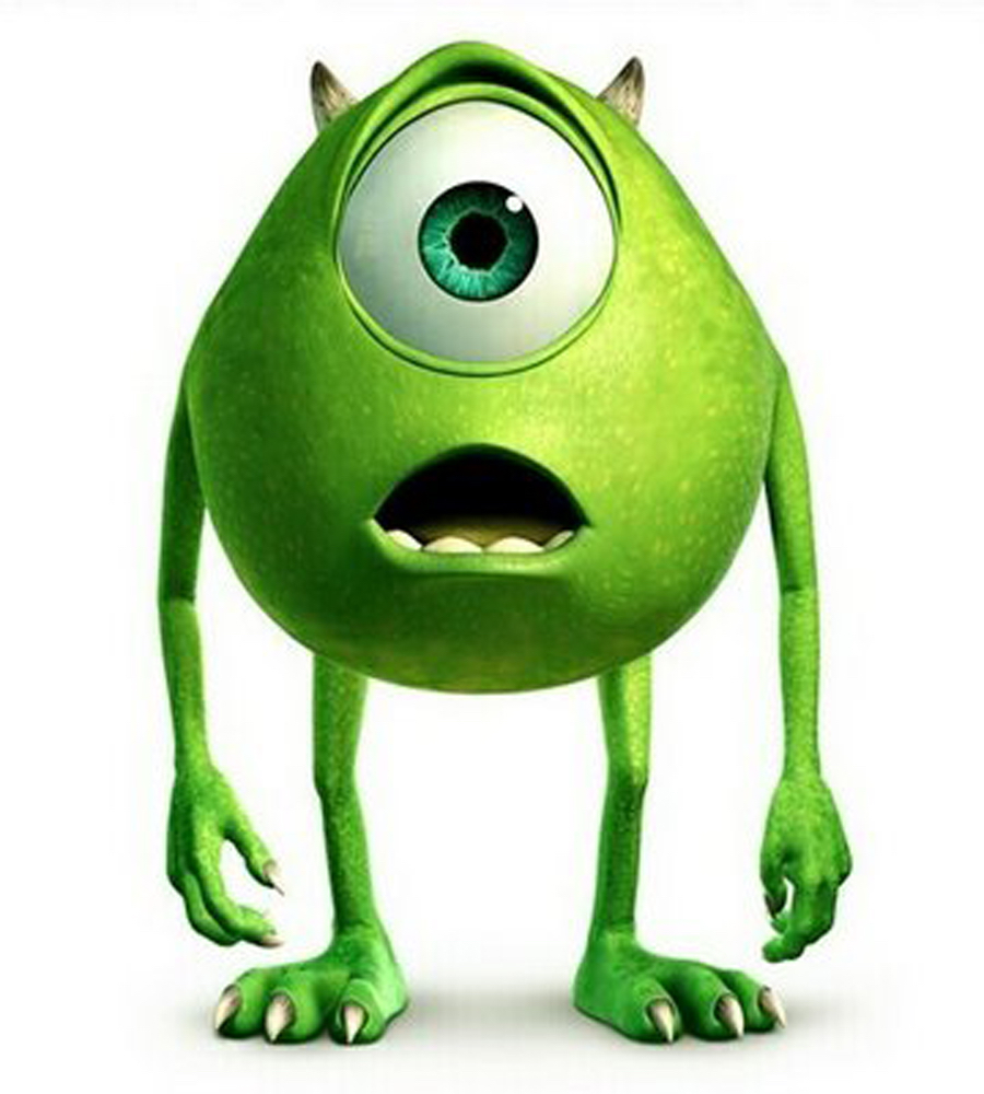 Mike wazowski monsters inc characters, monsters inc, pixar characters